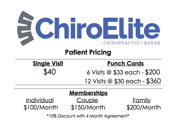 chiropractic cost, how much is a chiropractic adjustment, best prices for chiropractic care