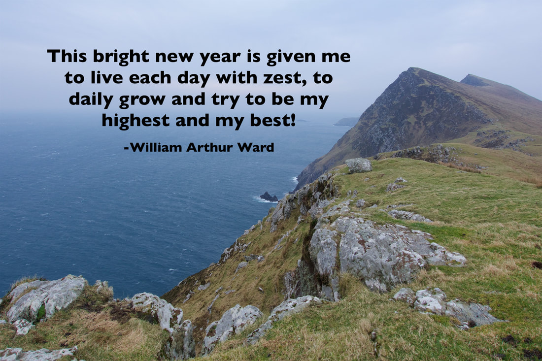 Great new years inspirational quote by William Arthur Ward.